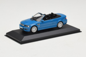 BMW M3 E46 Cabriolet Blå Minichamps 1:43 BMW015 Metall — bild 2 av 4