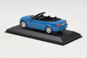 BMW M3 E46 Cabriolet Blå Minichamps 1:43 BMW015 Metall — bild 3 av 4