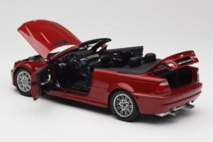 BMW M3 E46 Cabriolet Röd Kyosho 1:18 08505R Metall — bild 5 av 8