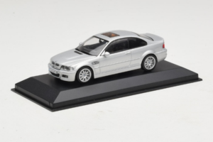 BMW M3 E46 Silver Minichamps 1:43 BMW013 Metall — bild 2 av 4