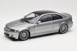 BMW M3 E46 CSL Silver Kyosho 1:18 08506S Metall
