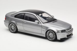 BMW M3 E46 CSL Silver Kyosho 1:18 08506S Metall — bild 6 av 8