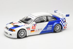 BMW M3 E46 GTR #42 J. Lehto / P. Ekblom ALMS 2001 Minichamps 1:18 100012142 Metall