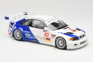 BMW M3 E46 GTR #42 J. Lehto / P. Ekblom ALMS 2001 Minichamps 1:18 100012142 Metall — bild 6 av 8