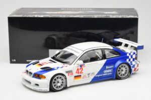 BMW M3 E46 GTR #42 J. Lehto / P. Ekblom ALMS 2001 Minichamps 1:18 100012142 Metall — bild 8 av 8