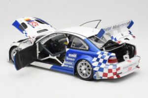 BMW M3 E46 GTR #42 J. Lehto / J. Muller ELMS 2001 Minichamps 1:18 100012192 Metall — bild 5 av 8