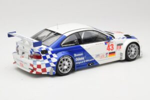 BMW M3 E46 GTR #43 D. Muller ALMS 2001 Minichamps 1:18 100012143 Metall — bild 3 av 8