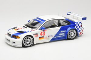 BMW M3 E46 GTR #43 D. Muller ALMS 2001 Minichamps 1:18 100012143 Metall