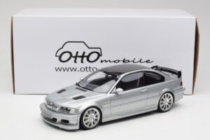 BMW M3 E46 GTR Silver Otto 1:18 OT1128 Resin — bild 6 av 6
