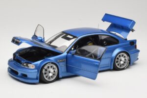 BMW M3 E46 GTR Street Blå Minichamps 1:18 80430302540 Metall — bild 2 av 8