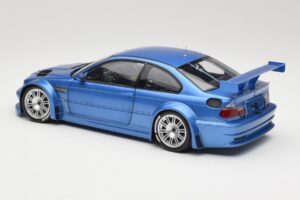 BMW M3 E46 GTR Street Blå Minichamps 1:18 80430302540 Metall — bild 7 av 8