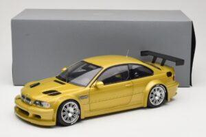 BMW M3 E46 GTR Street Phoenix Yellow Minichamps 1:18 80430309444 Metall — bild 8 av 8