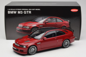 BMW M3 E46 GTR Street Röd Kyosho 1:18 08507R Metall — bild 8 av 8
