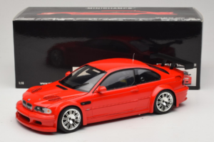BMW M3 E46 GTR Street Röd Minichamps 1:18 100012101 Metall — bild 8 av 8