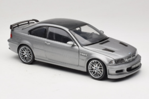 BMW M3 E46 GTR Street Silvergrå Kyosho 1:18 08507S Metall — bild 6 av 8