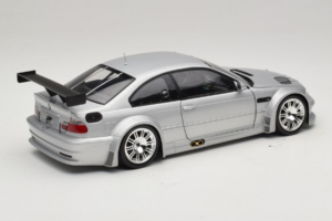BMW M3 E46 GTR Street Silver Minichamps 1:18 100012100 Metall — bild 3 av 8