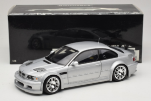 BMW M3 E46 GTR Street Silver Minichamps 1:18 100012100 Metall — bild 8 av 8