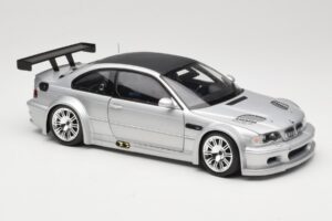 BMW M3 E46 GTR Street Silver With Carbon Roof Minichamps 1:18 100012102 Metall — bild 6 av 8