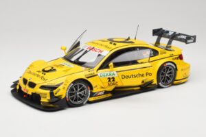 BMW M3 E92 #22 T. Glock BMW Team MTEK DTM 2013 Minichamps 1:18 100132222 Metall — bild 2 av 8