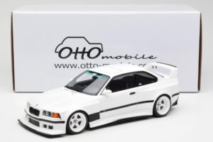 BMW M3 GTR E36 Khyzyl Saleem Alpine Vit Otto 1:18 OT1051 Resin — bild 6 av 6