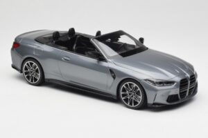 BMW M4 G82 Cabriolet Grey Metallic Minichamps 1:18 155021034 Metall — bild 4 av 6