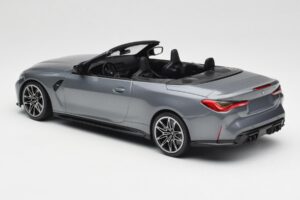 BMW M4 G82 Cabriolet Grey Metallic Minichamps 1:18 155021034 Metall — bild 5 av 6