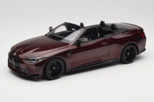BMW M4 G83 Cabriolet Röd Metallic Minichamps 1:18 155021032 Metall