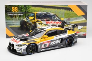 BMW M4 G82 GT3 Rowe Racing #98 ADAC 24 Hours Nürburgring 2022 Minichamps 1:18 113222098 Metall — bild 8 av 8