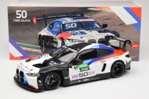 BMW M4 GT3 Ceccato Racing #50 T. Glock DTM Imola 2022 Minichamps 1:18 113222050 Metall — bild 8 av 8