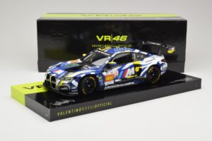 BMW M4 GT3 Team WRT #46 V. Rossi / A. Al-Harthy / M. Martin DNF 24 Hours of Le Mans 2024 Minichamps 1:18 113242446 Metall — bild 8 av 8