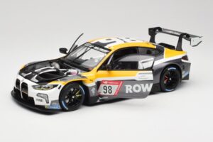 BMW M4 GT3 #98 M. Wittmann / S. van der Linde Rowe Racing ADAC 24h Nurburgring 2023 Minichamps 1:18 113232098 Metall — bild 2 av 8