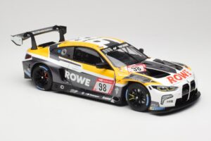 BMW M4 GT3 #98 M. Wittmann / S. van der Linde Rowe Racing ADAC 24h Nurburgring 2023 Minichamps 1:18 113232098 Metall — bild 6 av 8