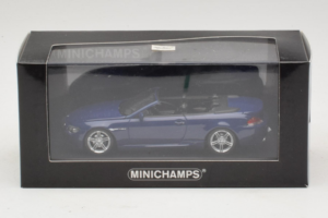 BMW M6 E64 Cabriolet Blue Metallic Minichamps 1:43 BMW017 Metall — bild 4 av 4
