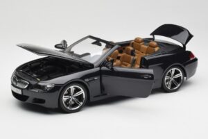 BMW M6 E64 Cabriolet Sapphire Black Kyosho 1:18 80430417424 Metall — bild 2 av 9