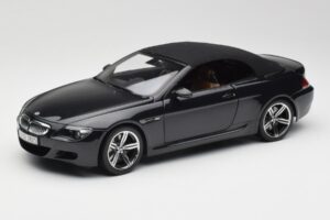 BMW M6 E64 Cabriolet Sapphire Black Kyosho 1:18 80430417424 Metall — bild 3 av 9