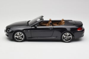 BMW M6 E64 Cabriolet Sapphire Black Kyosho 1:18 80430417424 Metall — bild 5 av 9