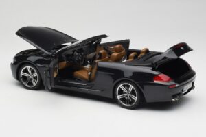 BMW M6 E64 Cabriolet Sapphire Black Kyosho 1:18 80430417424 Metall — bild 6 av 9