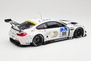 BMW M6 GT3 F13 #100 Schubert Motorsport J. Edwards / J. Klingmann 24h Nurburgring 2016 Minichamps 1:18 155162611 Metall — bild 2 av 6