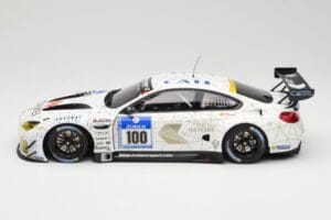 BMW M6 GT3 F13 #100 Schubert Motorsport J. Edwards / J. Klingmann 24h Nurburgring 2016 Minichamps 1:18 155162611 Metall — bild 3 av 6