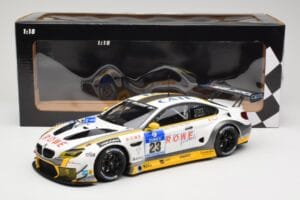 BMW M6 GT3 F13 #23 Rowe Racing A. Sims / P. Eng 24h Nurburgring 2016 Minichamps 1:18 155162623 Metall — bild 6 av 6