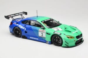 BMW M6 GT3 F13 #3 Falken Motorsports P. Düsseldorf / J. Müller VLN Winner Heat 4 2017 Minichamps 1:18 153172693 Metall — bild 4 av 6