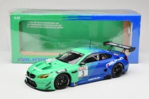 BMW M6 GT3 F13 #3 Falken Motorsports P. Düsseldorf / J. Müller VLN Winner Heat 4 2017 Minichamps 1:18 153172693 Metall — bild 6 av 6