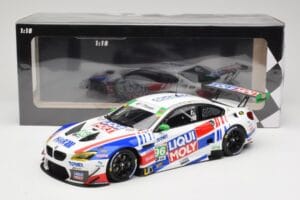 BMW M6 GT3 F13 #96 Turner Motorsport B. Auberlen / R. Foley Class Winner Petit Le Mans 2019 Minichamps 1:18 153192696 Metall — bild 6 av 6