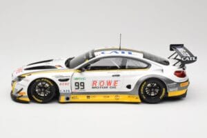 BMW M6 GT3 F13 #99 Rowe Racing P. Eng / M. Martin 24 Hours of Spa 2017 Minichamps 1:18 155172689 Metall — bild 3 av 6