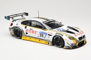 BMW M6 GT3 Rowe Racing #99 M. Basseng / M. Martin 24 Hours Nurburgring 2017 Minichamps 1:18 155172699 Metall — bild 4 av 6