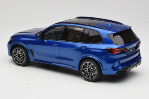 BMW X5 M F95 Competition Marina Bay Blue Metallic GT Spirit 1:18 GT967 Resin — bild 5 av 6