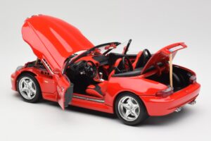 BMW Z3 E36/7 Roadster Röd Bburago 1:18 3349 Metall — bild 5 av 8