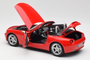 BMW Z4 E85 Roadster Röd Bburago 1:18 34046 Metall — bild 5 av 8