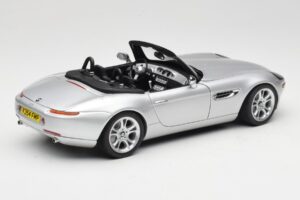 BMW Z8 E52 Cabriolet Silver Kyosho 1:18 80432411551 Metall — bild 3 av 8