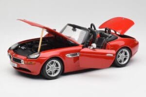 BMW Z8 E52 Röd Metallic Bburago 1:18 18-12032 Metall — bild 2 av 8